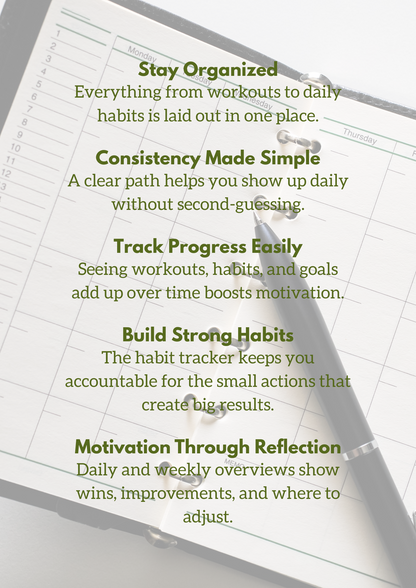The Fitness Planner